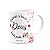 Caneca Floral Religiosa - Inicial do nome letra T - 325ml - Imagem 2
