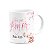 Caneca Floral Religiosa - Inicial do nome letra U - 325ml - Imagem 2