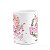 Caneca Floral Religiosa - Inicial do nome letra V - 325ml - Imagem 3