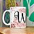 Caneca Floral Religiosa - Inicial do nome letra W - 325ml - Imagem 4