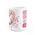Caneca Floral Religiosa - Inicial do nome letra X - 325ml - Imagem 3