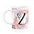 Caneca Floral Religiosa - Inicial do nome letra Z - 325ml - Imagem 1