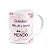 Caneca Floral Mães - Inicial do nome letra D - 325ml - Imagem 2