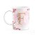 Caneca Floral Mães - Inicial do nome letra F - 325ml - Imagem 1