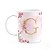 Caneca Floral Mães - Inicial do nome letra G - 325ml - Imagem 1