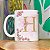 Caneca Floral Mães - Inicial do nome letra H - 325ml - Imagem 4