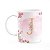 Caneca Floral Mães - Inicial do nome letra J - 325ml - Imagem 1