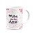 Caneca Floral Mães - Inicial do nome letra L - 325ml - Imagem 2