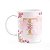 Caneca Floral Mães - Inicial do nome letra T - 325ml - Imagem 1