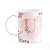 Caneca Floral Mães - Inicial do nome letra U - 325ml - Imagem 1