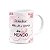 Caneca Floral Mães - Inicial do nome letra X - 325ml - Imagem 2