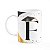 Caneca de Formatura - Inicial do nome letra F - 325ml - Imagem 1
