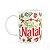 Caneca Natalina - Feliz Natal - 325ml - Branca - Imagem 1