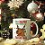 Caneca Natal e Capivaras - Mais cansada q rena do papai noel - Imagem 5