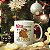 Caneca Natal e Capivaras - Natal chegando eu eu aqui plena - Imagem 5