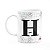 Caneca do Papai - Inicial do nome letra H - 325ml - Imagem 1