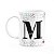 Caneca do Papai - Inicial do nome letra M - 325ml - Imagem 1