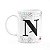 Caneca do Papai - Inicial do nome letra N - 325ml - Imagem 1