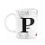 Caneca do Papai - Inicial do nome letra P - 325ml - Imagem 1