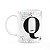 Caneca do Papai - Inicial do nome letra Q - 325ml - Imagem 1