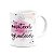 Caneca Motivação - com inicial do nome letra Q - 325ml - Imagem 2
