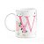 Caneca Motivação - com inicial do nome letra W - 325ml - Imagem 1