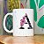 Caneca Today - com inicial do nome letra A - 325ml - Imagem 4