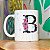 Caneca Today - com inicial do nome letra B - 325ml - Imagem 4