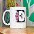 Caneca Today - com inicial do nome letra E - 325ml - Imagem 4