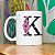 Caneca Today - com inicial do nome letra K - 325ml - Imagem 4