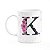 Caneca Today - com inicial do nome letra K - 325ml - Imagem 1