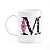 Caneca Today - com inicial do nome letra M - 325ml - Imagem 1