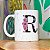Caneca Today - com inicial do nome letra R - 325ml - Imagem 4