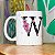 Caneca Today - com inicial do nome letra W - 325ml - Imagem 4