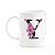 Caneca Today - com inicial do nome letra Y - 325ml - Imagem 1