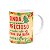 Caneca Natal Família - Feliz natal Dinda - 325ml - Imagem 1