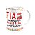Caneca Natal Família - Feliz natal Tia - 325ml - Imagem 1