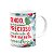 Caneca Natal Família - Feliz natal Dindo - 325ml - Imagem 1