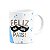Caneca Pais - Feliz dia dos pais - 325ml - branca - Imagem 2
