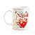 Caneca Natalina - Feliz natal, com Jesus no coração - 325ml - Imagem 1