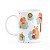 Caneca Natalina - Feliz natal com capivarinhas - 325ml - Imagem 1