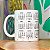Caneca natalina com calendário de 2026 - Um feliz natal - Imagem 4