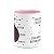 Caneca Signos Cartoon - Ela é de Virgem - B-pink - M2 - Imagem 3