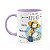 Caneca Signos Cartoon - Ela é de Aquário - B-lilac - Imagem 1