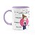 Caneca Signos Cartoon - Ela é de Capricórnio - B-lilac - Imagem 1