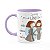 Caneca Signos Cartoon - Ela é de Gêmeos - B-lilac - Imagem 1