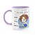 Caneca Signos Cartoon - Ela é de Peixes - B-lilac - Imagem 1