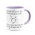 Caneca Signos Cartoon - Ela é de Touro - B-lilac - Imagem 2