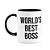 Caneca World's Best Boss - The Office - D-black (SALDO) - Imagem 1