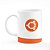 Caneca Ubuntu Linux - Branca (SALDO) - Imagem 1